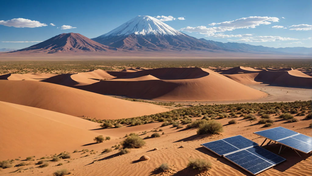 descubre el desierto de atacama, el auténtico tesoro solar de chile. explora su impresionante paisaje y los desafíos energéticos que enfrenta para convertirse en líder en la producción de energía renovable.